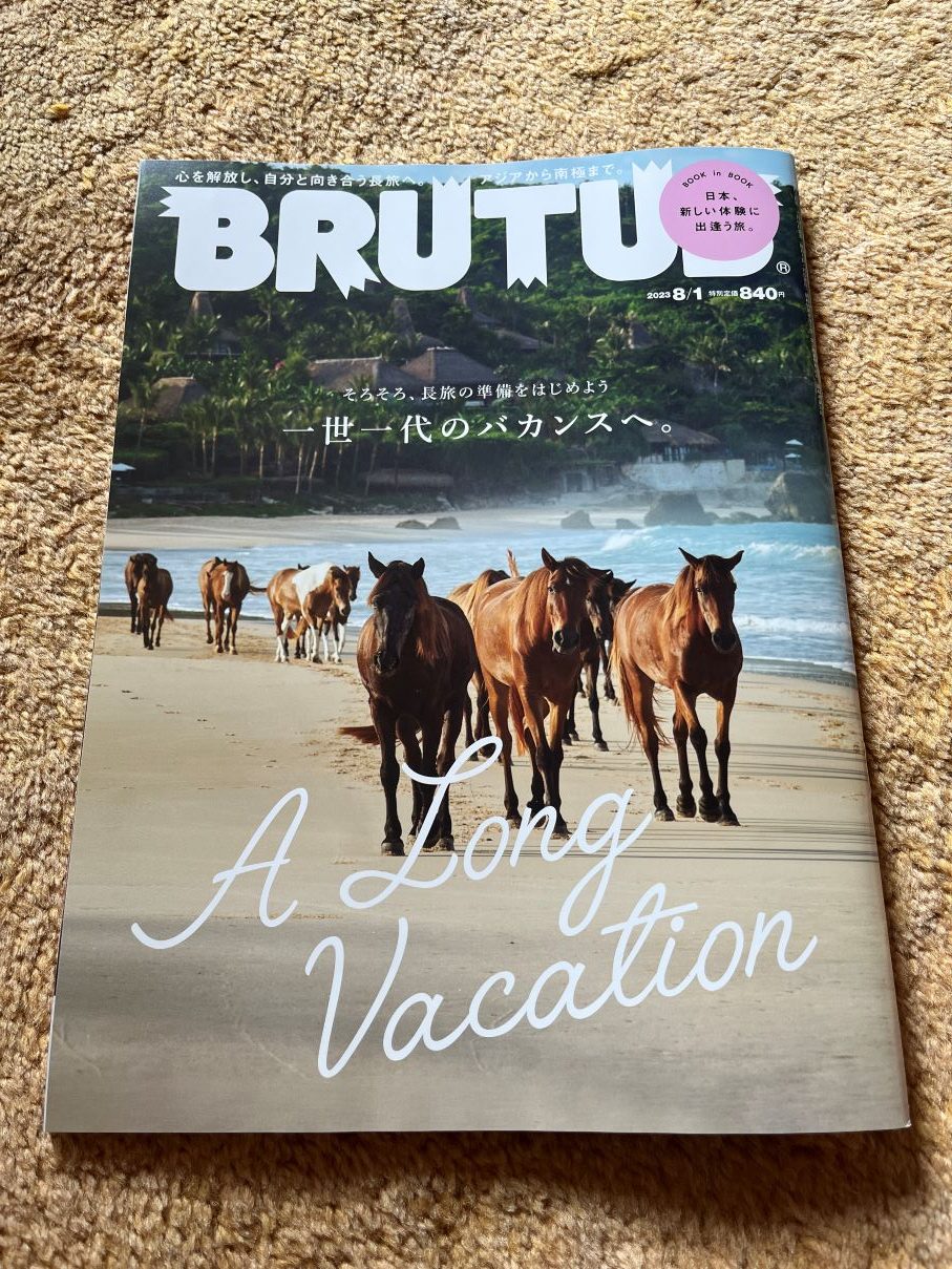 メディア掲載情報【BRUTUS】