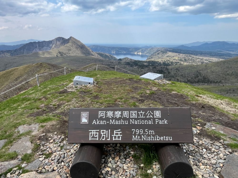 西別岳 遅咲きの春を彩る花々